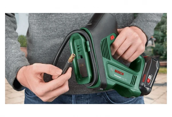 Pompe à Air Comprimé Sans-Fil Bosch UniversalPump 18V (Max 150 Psi / 10 Bar) + Starter-Set 18V 6 Pompe à Air Comprimé Sans-Fil Bosch UniversalPump 18V (Max 150 Psi / 10 Bar) + Starter-Set 18V – Image 4