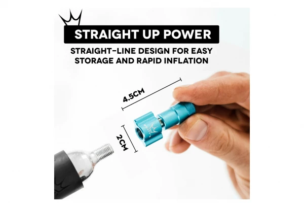 Gonfleur CO2 Peaty's Holeshot Road/Gravel Kit Noir + 2 Cartouches De CO2 (16g) 4 Gonfleur CO2 Peaty's Holeshot Road/Gravel Kit Noir + 2 Cartouches De CO2 (16g) – Image 2