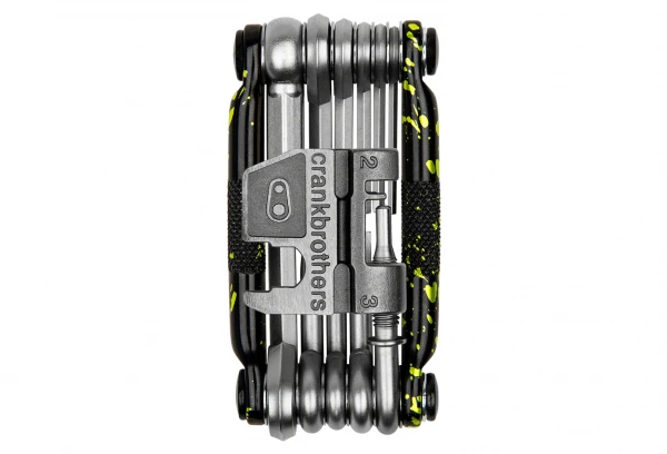 Multi Outils Crankbrothers M17 Édition Limitée Vert Splatter 3 Multi Outils Crankbrothers M17 Édition Limitée Vert Splatter