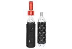 Gonfleur CO2 Peaty's Holeshot MTB Kit Rouge + 2 Cartouches De CO2 (25g)