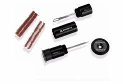 Kit De Réparation Tubeless Granite Design Avec Embouts De Guidon Noir + 4 Mèches