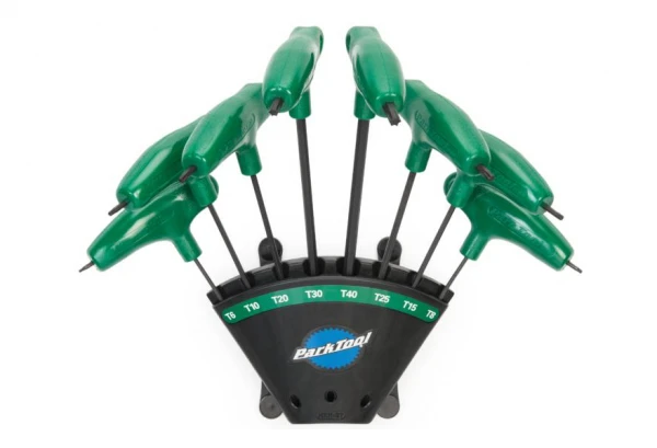 Kit De 8 Clés Torque Avec Poignée Park Tool PH-T1.2 3 Kit De 8 Clés Torque Avec Poignée Park Tool PH-T1.2