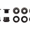 Lot De 5 Vis Cheminées Wolf Tooth 5 Chainring Bolts + Nuts For 1X M8x.75x5 Mm Noir