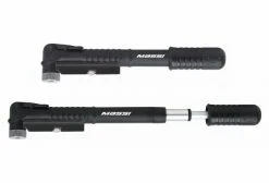 Pompe à Main Massi CM-07 Télescopique Double Shot Noir