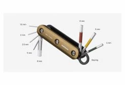 Multi-Outils Topeak Hex Combo (8 Fonctions) Noir -Entretien Réparation Route Soldes unnamed file 3946