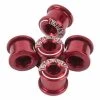 Pack De 5 Vis Cheminées ELEVN DOUBLE KEY 6.5 X 4mm Rouge -Entretien Réparation Route Soldes unnamed file 4147