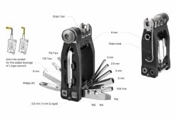 Multi-Outils Topeak Ninja Master+ ToolBox T16 Noir -Entretien Réparation Route Soldes unnamed file 4261