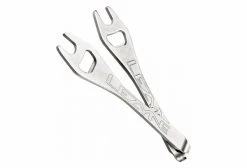 Démonte Pneus + Clé à Pédales Lezyne Sabre Lever Argent (3 Fonctions)