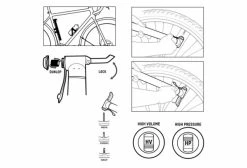 Pompe à Main Blackburn Mammoth 2 Stage Any-Valve Noir -Entretien Réparation Route Soldes unnamed file 4674