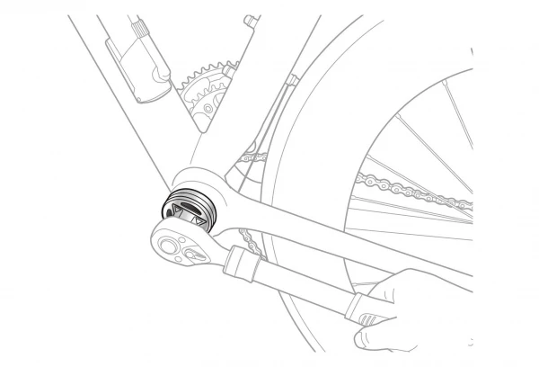 Embouts Pour Boitier De Pédalier Externe Topeak External Bottom Bracket Tool 4 Embouts Pour Boitier De Pédalier Externe Topeak External Bottom Bracket Tool – Image 2