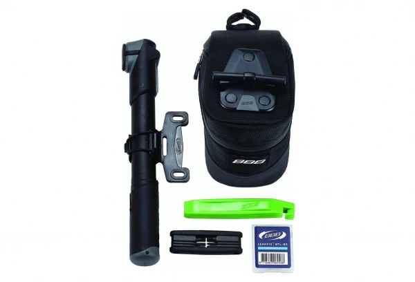 Kit Sacoche De Selle + Pompe + Outils BBB CombiPack M 3 Kit Sacoche De Selle + Pompe + Outils BBB CombiPack M