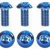 Kit De 6 Vis De Disque NEATT Inox M5x10mm Bleu