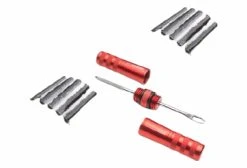 Kit De Réparation Tubeless Parts 8.3 Light Rouge + 10 Mèches