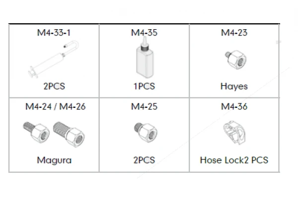 Kit De Purge Ashima Pour Frein Avid / Shimano / Magura & Hayes 5 Kit De Purge Ashima Pour Frein Avid / Shimano / Magura & Hayes – Image 3